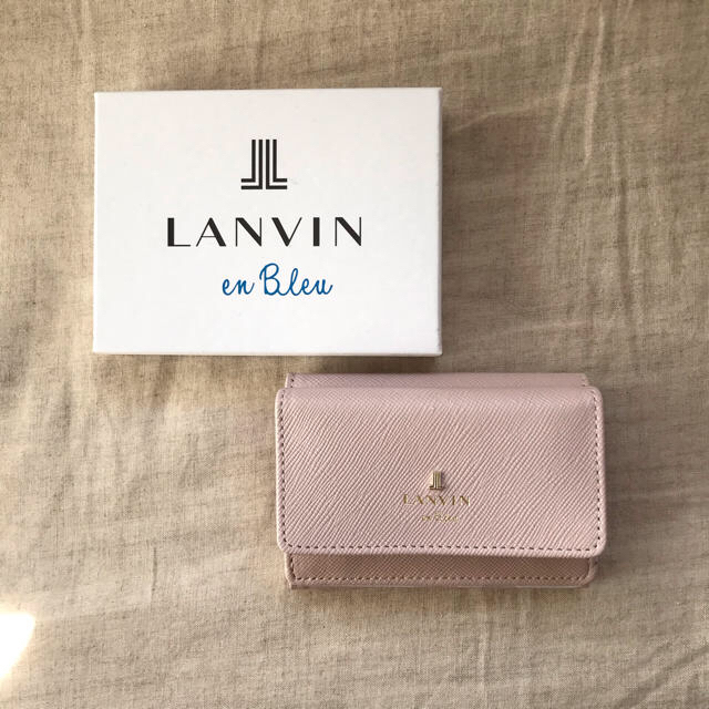 LANVIN en Bleu(ランバンオンブルー)の新品 LANVIN en Bleu 三つ折り財布 レディースのファッション小物(財布)の商品写真