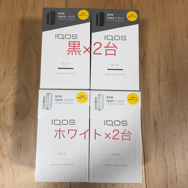 ファッション小物iQOS3 DUO 4台セット