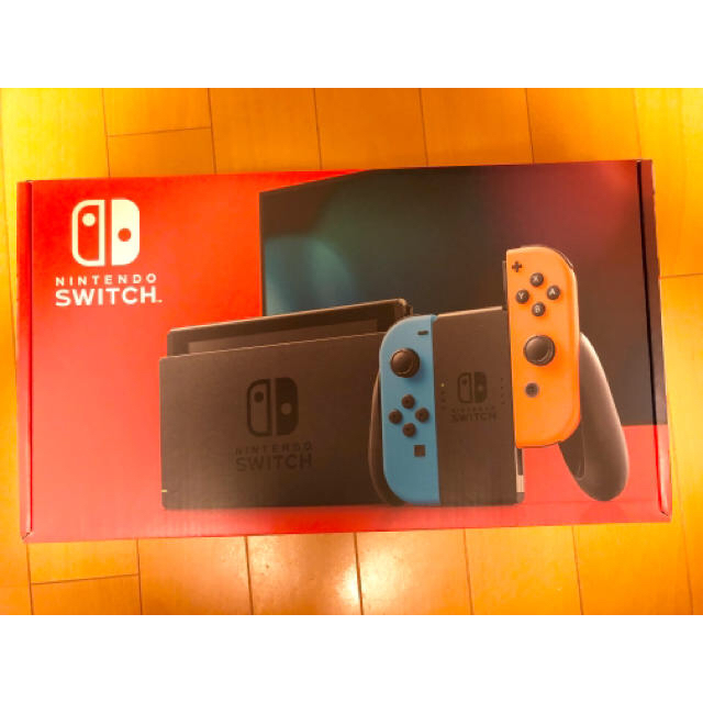 新品】新型 Nintendo Switch ネオンブルー ネオンレッド おまけ 定番