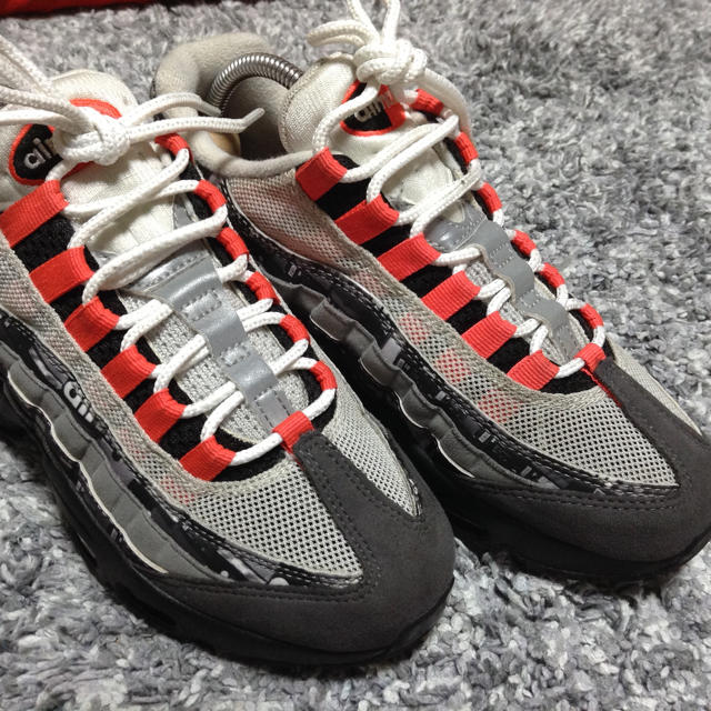 【2点】ナイキ×アトモス■AIR MAX95 REDスニーカー