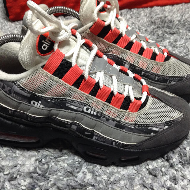 ホワイト系 23cm 在庫有 Nike Air Max 95 エアマックス 95 Prnt Atmos レッド スニーカー 靴ホワイト系23cm 12 228 Www Gtacpa Ca