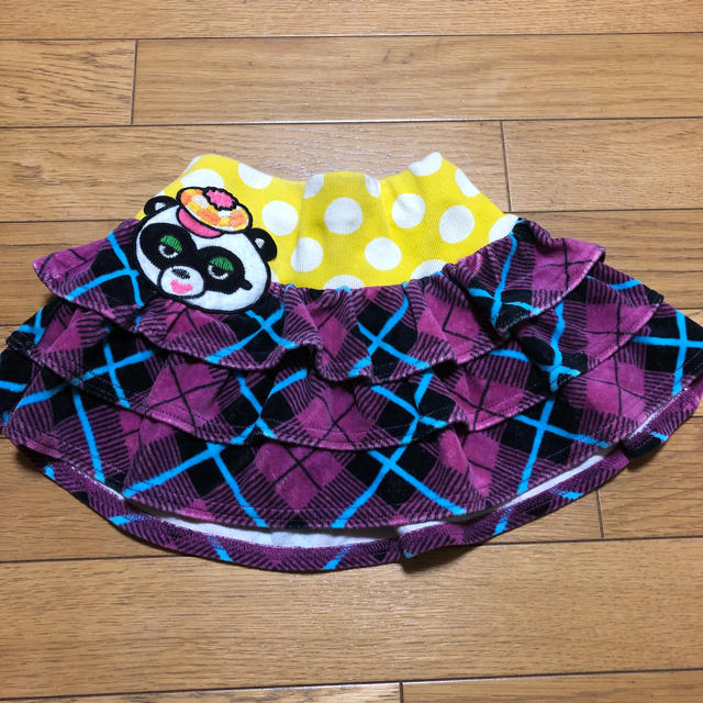 JAM(ジャム)のJAM パンダアップリケ スカート 110 キッズ/ベビー/マタニティのキッズ服女の子用(90cm~)(スカート)の商品写真