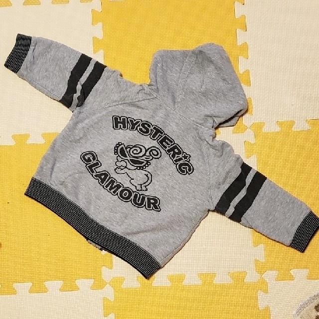 HYSTERIC MINI(ヒステリックミニ)のヒスミニ【80】パーカー キッズ/ベビー/マタニティのキッズ服男の子用(90cm~)(Tシャツ/カットソー)の商品写真