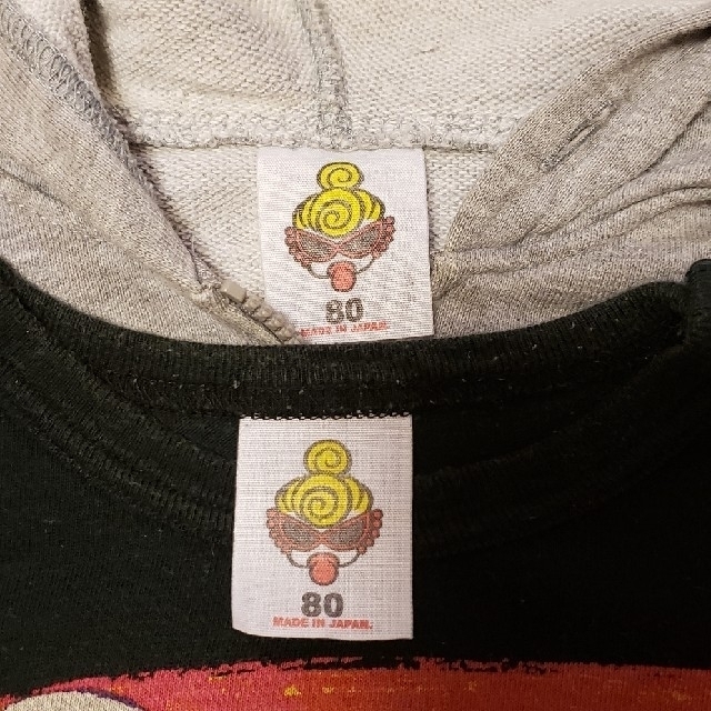 HYSTERIC MINI(ヒステリックミニ)のヒスミニ【80】パーカー キッズ/ベビー/マタニティのキッズ服男の子用(90cm~)(Tシャツ/カットソー)の商品写真