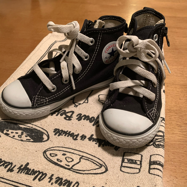 CONVERSE(コンバース)の♡専用です♡コンバースオールスター　ブラック　17㎝ キッズ/ベビー/マタニティのキッズ靴/シューズ(15cm~)(スニーカー)の商品写真