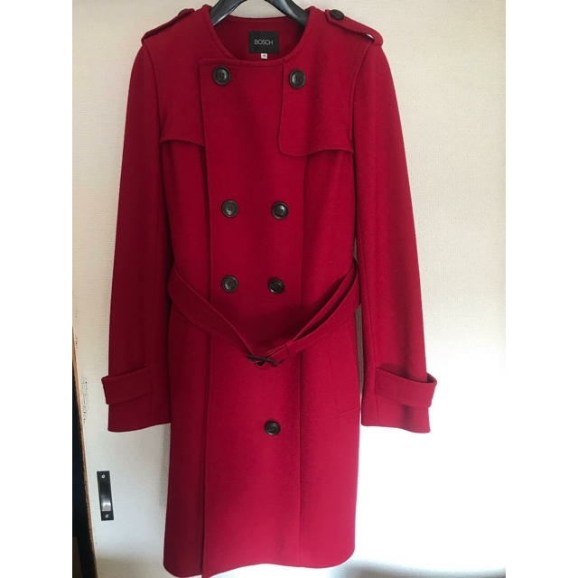 BOSCH(ボッシュ)の赤コート レディースのジャケット/アウター(トレンチコート)の商品写真