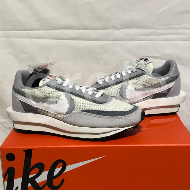 27.5cm NIKE Sacai LD Waffle SUMMIT WHITE