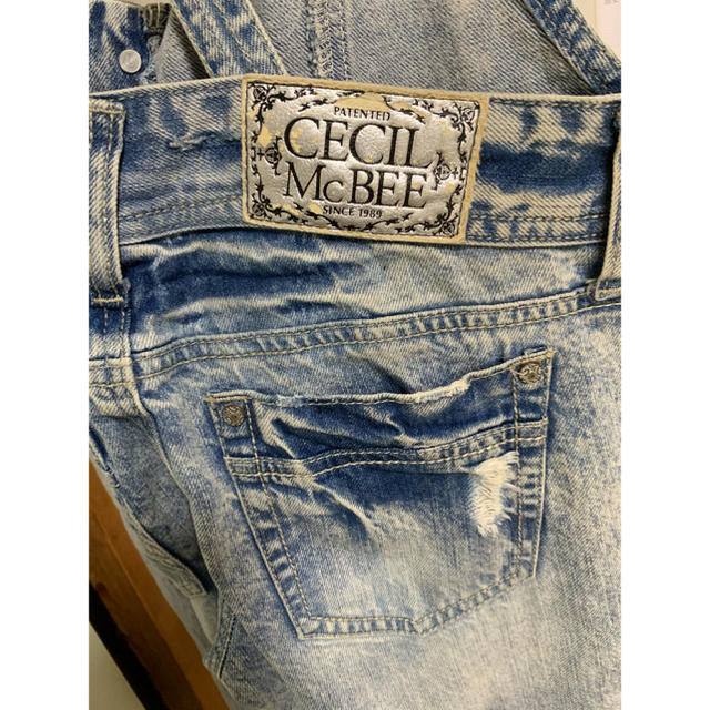 CECIL McBEE(セシルマクビー)のまゆ様専用　CECIL McBEE デニムサロペット レディースのパンツ(サロペット/オーバーオール)の商品写真