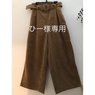 ジーユー(GU)のGU コーディロイワイドパンツ♡(カジュアルパンツ)