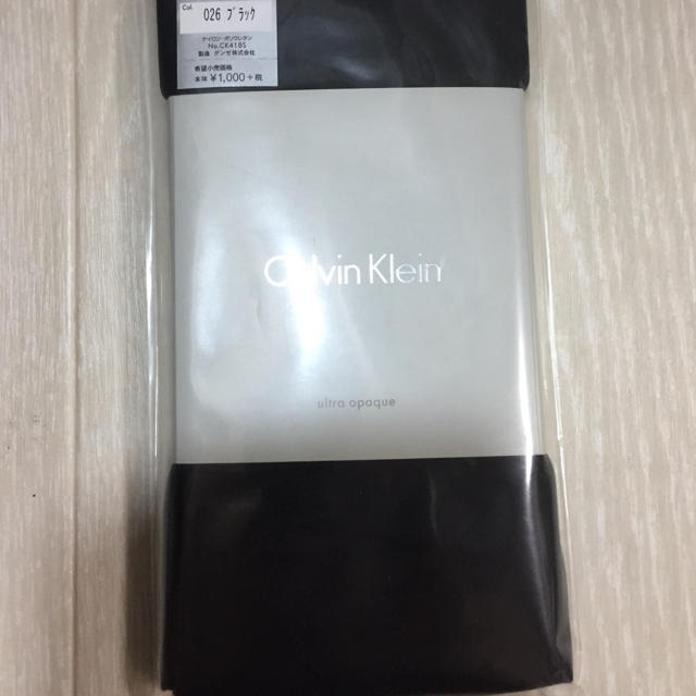 Calvin Klein(カルバンクライン)のカルバンクライン 80デニール タイツ ブラック レディースのレッグウェア(タイツ/ストッキング)の商品写真