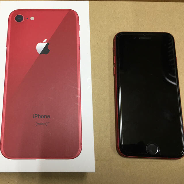 iPhone 8 RED SIMフリー 256GB AppleCare