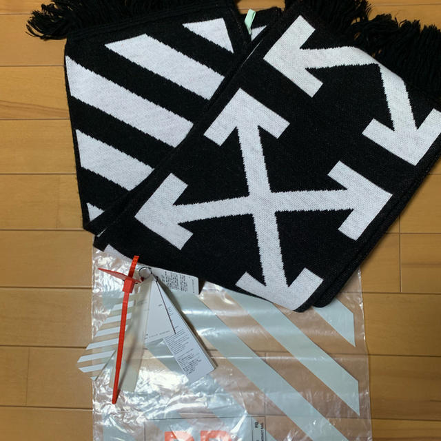 OFF-WHITE(オフホワイト)の17ss  off-white オフホワイト マフラー メンズのファッション小物(マフラー)の商品写真