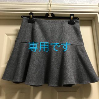 スピックアンドスパン(Spick & Span)の❤︎  美品  Spick &Span  グレー  ミニスカート ❤︎(ミニスカート)