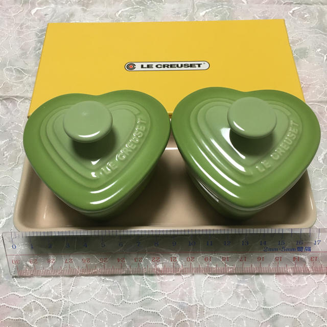 LE CREUSET(ルクルーゼ)のルクルーゼ　ハート型　ラムカン・ダムール インテリア/住まい/日用品のキッチン/食器(食器)の商品写真