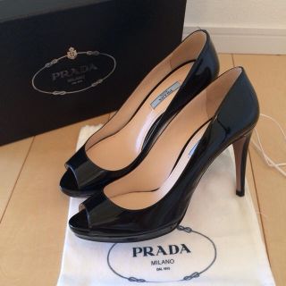 プラダ(PRADA)のPRADA オープントゥパンプス試着のみ(ハイヒール/パンプス)