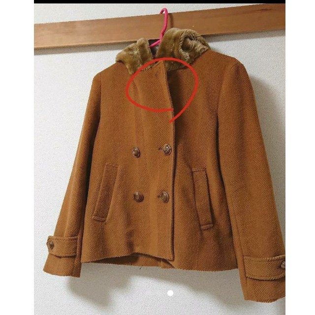 LOWRYS FARM(ローリーズファーム)のキャメル色 コート レディースのジャケット/アウター(ダッフルコート)の商品写真