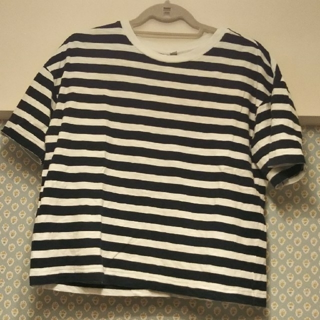 UNIQLO(ユニクロ)のユニクロ　ボーダーTシャツ レディースのトップス(Tシャツ(半袖/袖なし))の商品写真