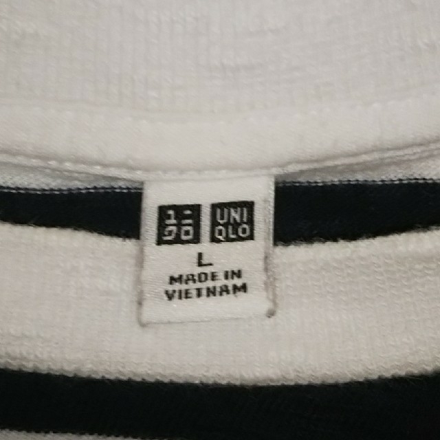 UNIQLO(ユニクロ)のユニクロ　ボーダーTシャツ レディースのトップス(Tシャツ(半袖/袖なし))の商品写真