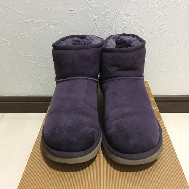 UGG アグ クラシックミニ　パープルベルベット　7サイズ　24㎝