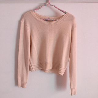 エイチアンドエム(H&M)のピンク ニット(ニット/セーター)