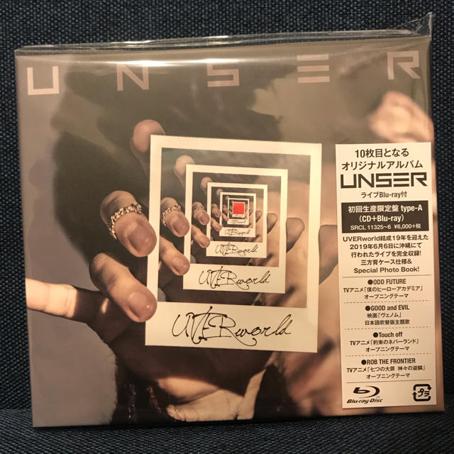 UVERworld アルバム UNSER（初回生産限定盤A）CD+Blu-ray