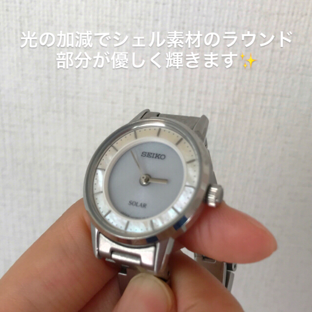 SEIKO(セイコー)の【SEIKO/セイコー】V117 0AX0 ソーラー レディース腕時計 レディースのファッション小物(腕時計)の商品写真