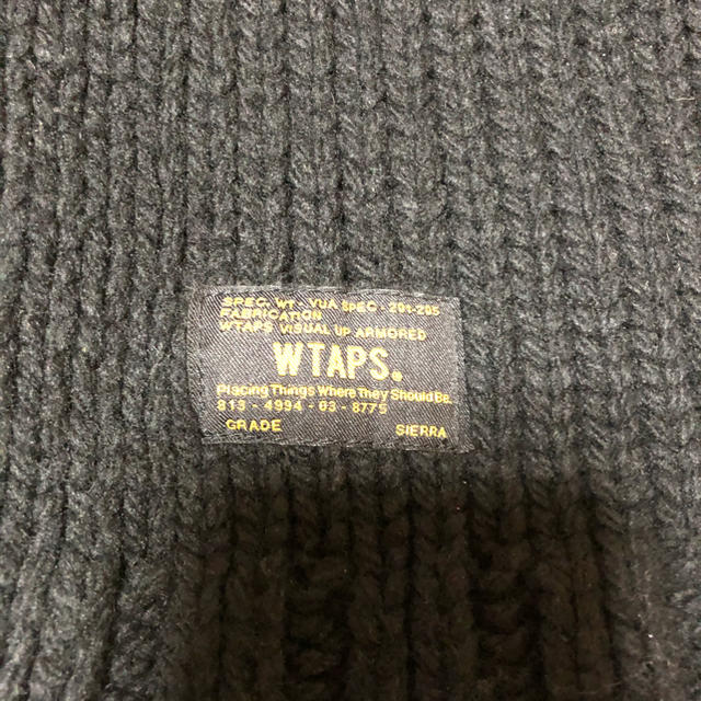 W)taps(ダブルタップス)の16AW WTAPS ARAN KNIT BLACK サイズS メンズのトップス(ニット/セーター)の商品写真