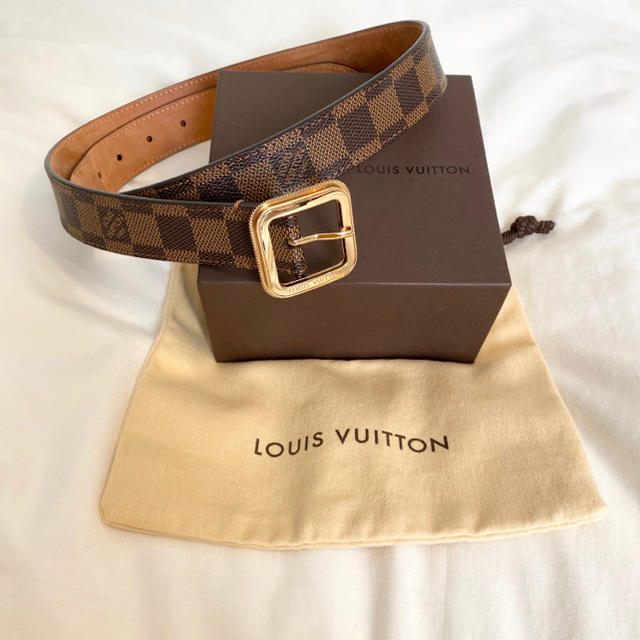 LOUIS VUITTON(ルイヴィトン)のルイヴィトン ダミエ ベルト サイズ85 メンズのファッション小物(ベルト)の商品写真