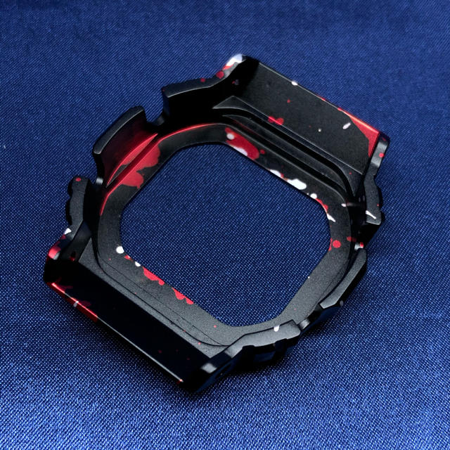 G-SHOCK(ジーショック)のG-SHOCK 5600用アルミ製互換ベゼル レッド 新品 メンズの時計(腕時計(デジタル))の商品写真