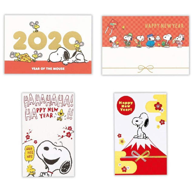 SNOOPY - スヌーピー2020＊年賀状3枚×4種の通販 by ©️'s shop