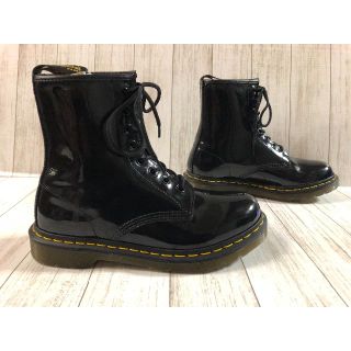 ドクターマーチン(Dr.Martens)の超美品 ドクターマーチン☆☆ブラックパテントレザー☆☆８ホール(ブーツ)