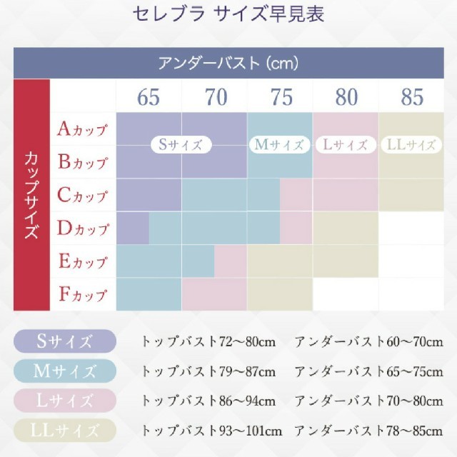 【新品未使用】 セレブラ LL レディースの下着/アンダーウェア(ブラ)の商品写真