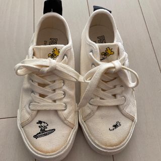 ザラキッズ(ZARA KIDS)のザラ　スニーカー　ピーナッツ　スヌーピー(スニーカー)