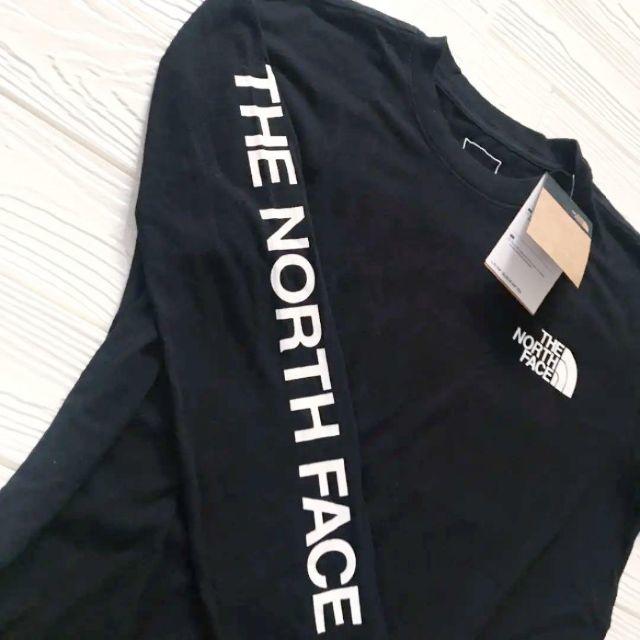 The North Face ◆ ノースフェイス 袖ロゴ ロンT Sサイズ44cm袖丈約