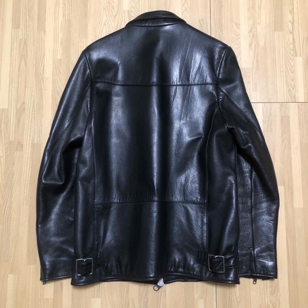 PHIGVEL(フィグベル)のPHIGVEL LEATHER JACKET BLACK 本革 レザー 即購入可 メンズのジャケット/アウター(レザージャケット)の商品写真