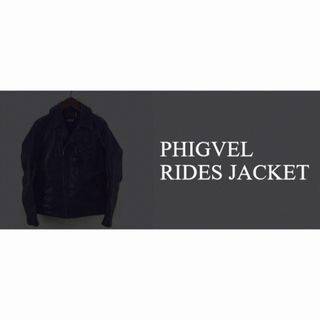 フィグベル(PHIGVEL)のPHIGVEL LEATHER JACKET BLACK 本革 レザー 即購入可(レザージャケット)