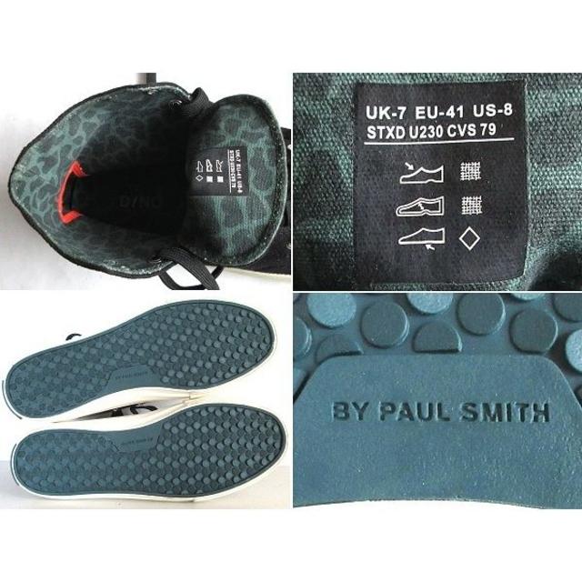 Paul Smith(ポールスミス)の新品箱付 ポールスミス ダイナソープリント ハイカットスニーカー 26cm メンズの靴/シューズ(スニーカー)の商品写真