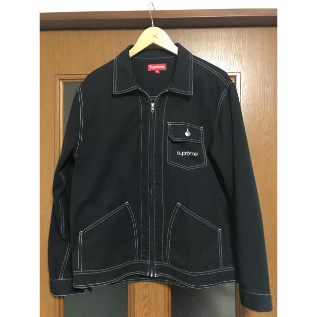 supreme contrast stitch work jacket 激安オンライン店舗 メンズ