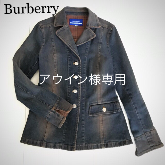 BURBERRY BLUE LABEL(バーバリーブルーレーベル)のBurberry ジャケット バーバリーGジャン ジーンズジャケット レディースのジャケット/アウター(Gジャン/デニムジャケット)の商品写真