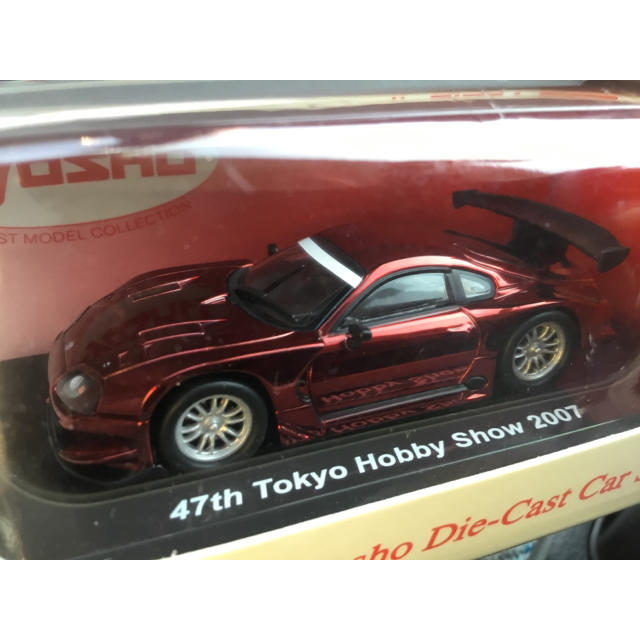 トヨタ(トヨタ)の東京ホビーショー 2007 京商 1/64 スープラ 80 レッドクロームメッキ エンタメ/ホビーのおもちゃ/ぬいぐるみ(ミニカー)の商品写真