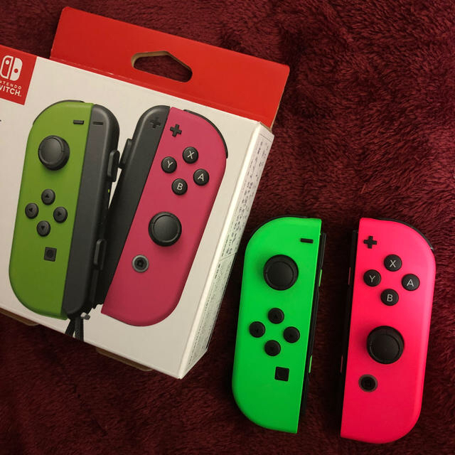 美品　任天堂　switch ジョイコン　Joy-Con スプラトゥーン