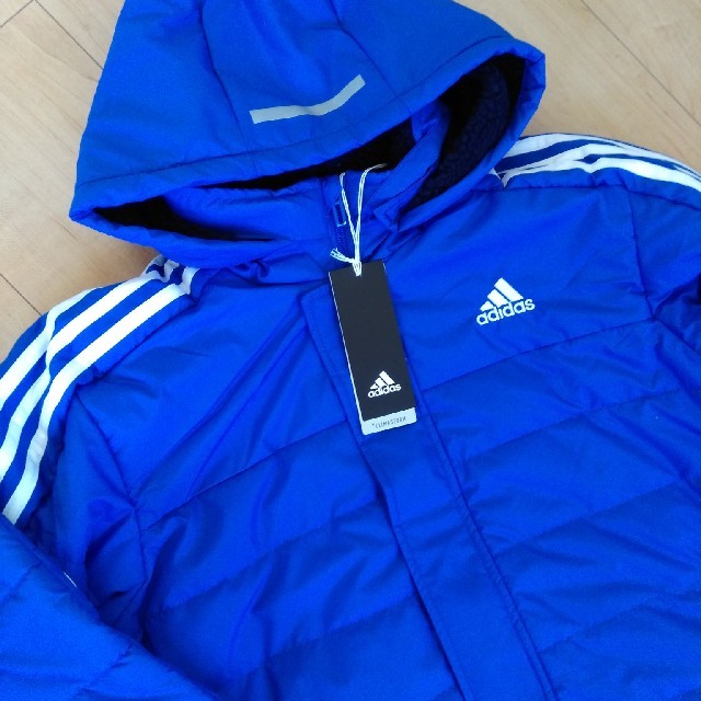 adidas(アディダス)のアディダス　ベンチコート　150  新品　ボア キッズ/ベビー/マタニティのキッズ服男の子用(90cm~)(ジャケット/上着)の商品写真