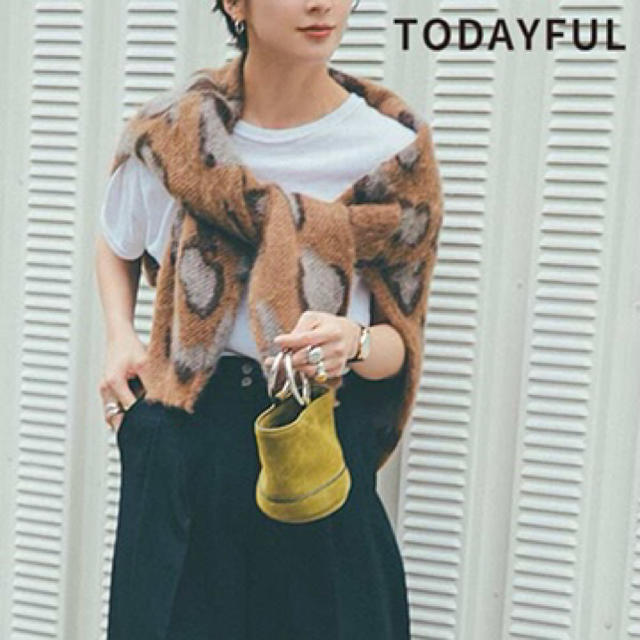 TODAYFUL - TODAYFUL Leopard Mohair Cardigan