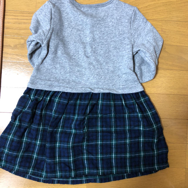 MUJI (無印良品)(ムジルシリョウヒン)の無印良品 ワンピース キッズ/ベビー/マタニティのキッズ服女の子用(90cm~)(ワンピース)の商品写真