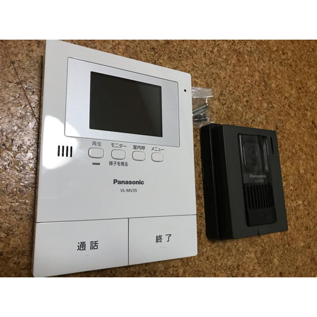 Panasonic(パナソニック)のPanasonic テレビドアホン　VL-MV35 VL-V566中古 スマホ/家電/カメラのスマホ/家電/カメラ その他(防犯カメラ)の商品写真