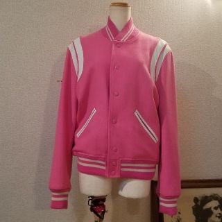 サンローラン(Saint Laurent)の46 新品 17ss SAINT LAURENT PARIS テディジャケット(スタジャン)