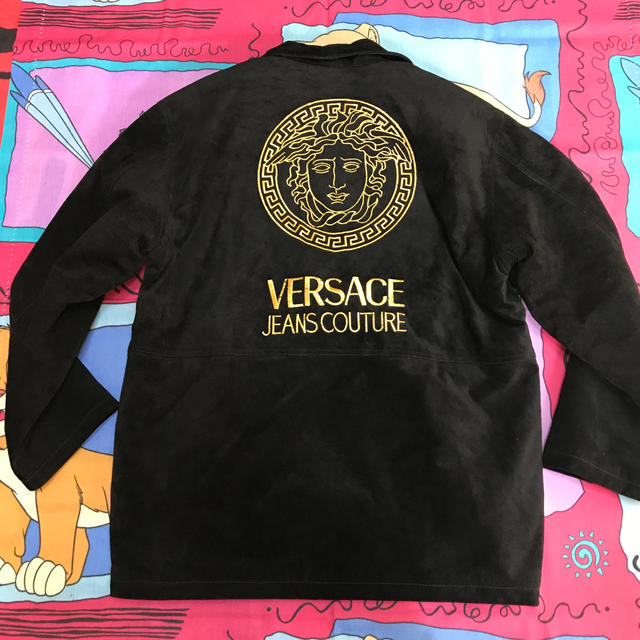 VERSACE●ベルサーチ●レザー・ジャケット/メデューサ怪物刺繍