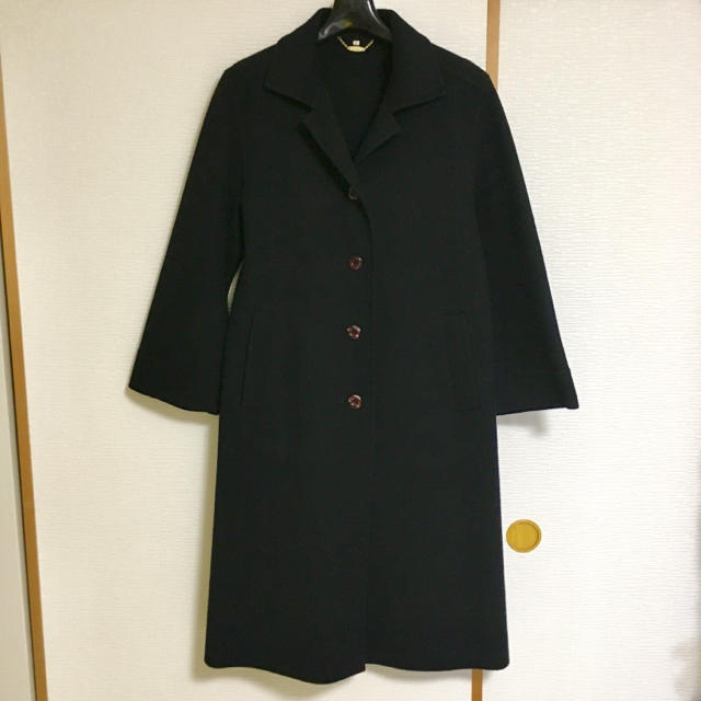 最大の割引 カシミヤ ブランシュ  ここ様専用 - LAPINE コート ブラック 黒 ロングコート