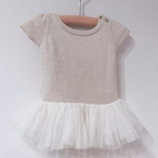 ベビーギャップ(babyGAP)のbabygap フリルドッキングワンピース 定価4200yen(ワンピース)