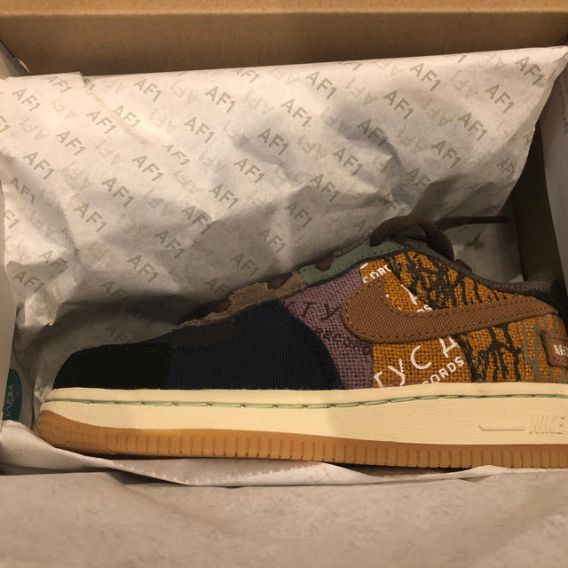 Nike Force1 TravisScott TD 16cm 送料込！